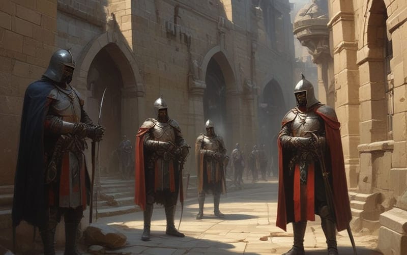 guards outside castle