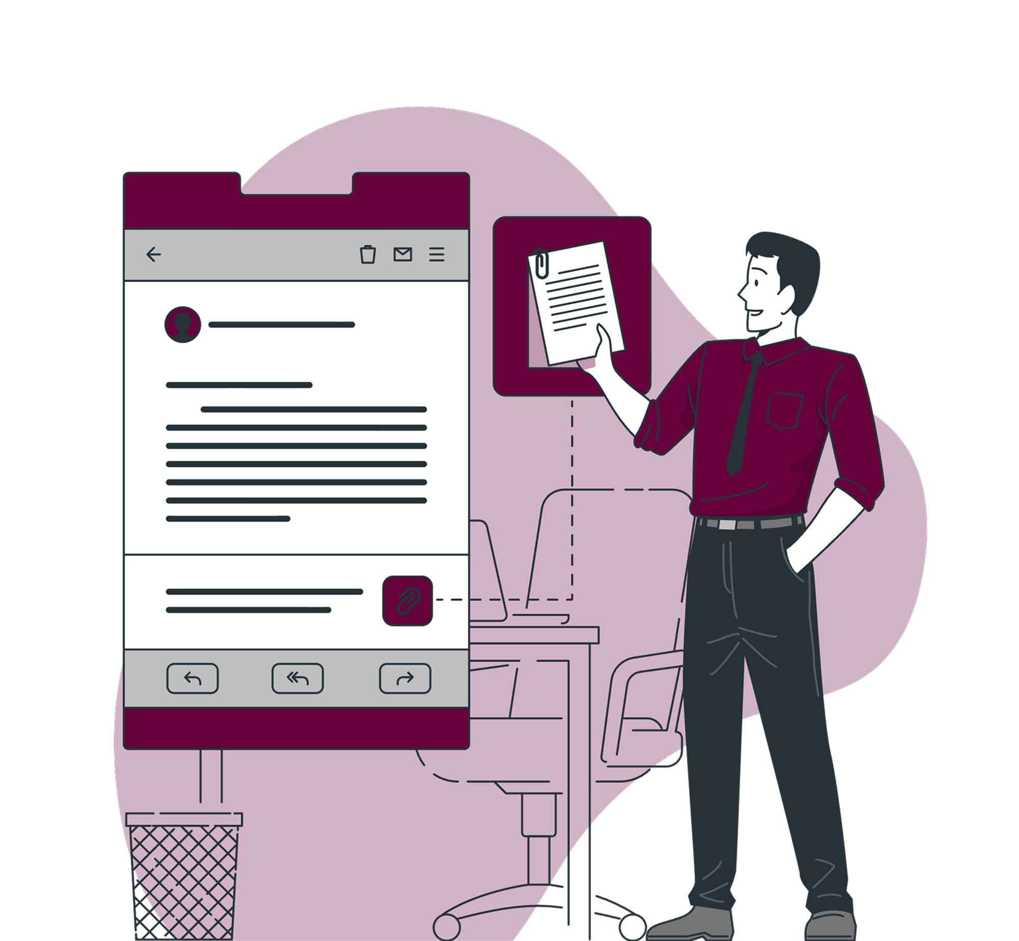 patient record illustration