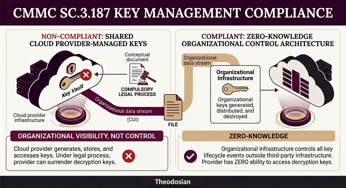 CMMC SC.3.187 Key Management Compliance