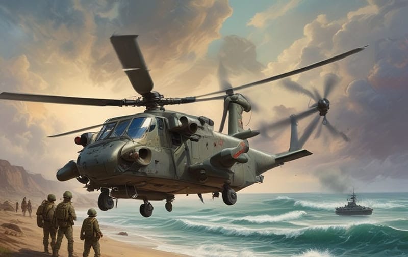 military helicopter