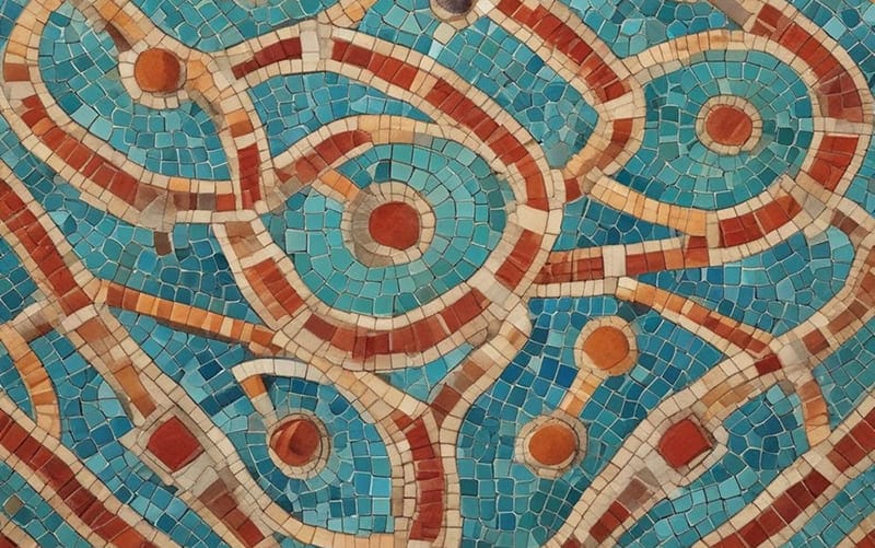 roman mosaic tiles