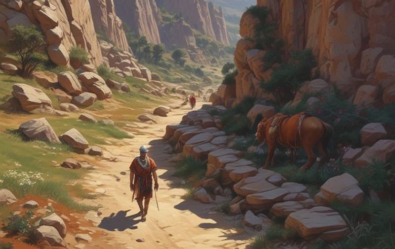 roman walking trai