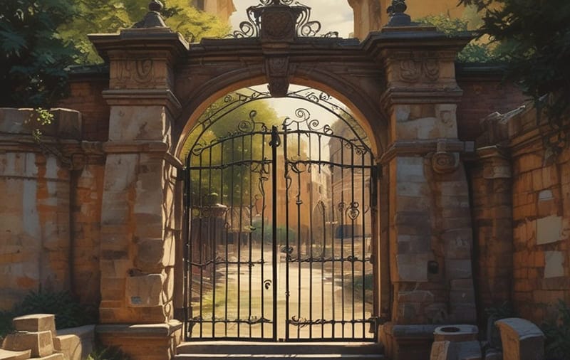 historic gate