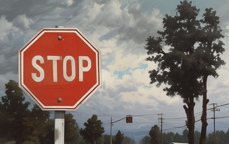stop sign