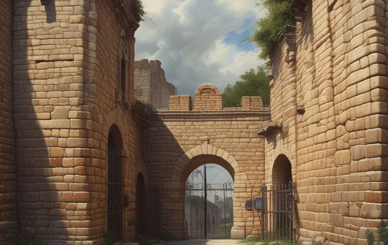 theodosian castle walls architecture