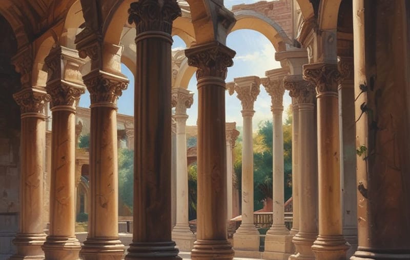 ancient pillars