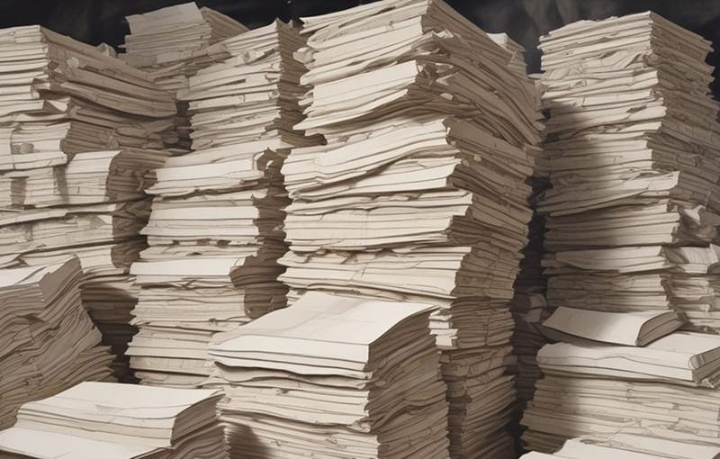 piles of pa